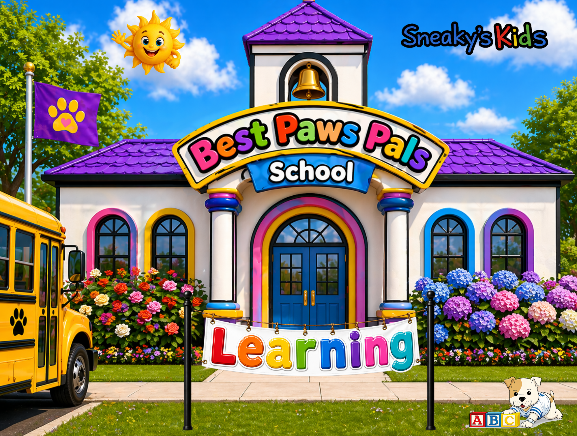 Sneaky’s Kids – Best Paws Pals Learning ABC’s